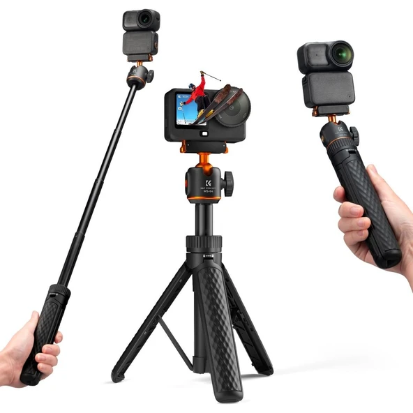 K&F Concept Osmo Action 6 / Osmo Nano Için Manyetik Selfie Çubuğu & Tripod ürün görseli 1
