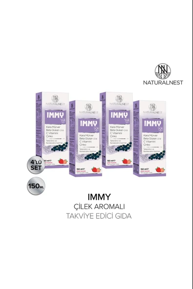 Naturalnest Immy Kara Mürver 150 ml 4 Adet ürün görseli 1