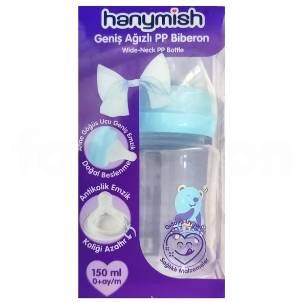 Hanymish Geniş AğızlıI Biberon 150 ml ürün görseli 1