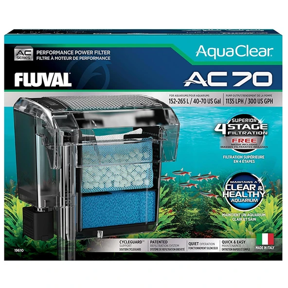 Fluval AC 70 152-265 L/H Akvaryum Askı Filtre ürün görseli 1