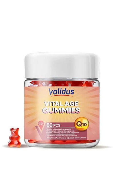 Validus Lipozomal Coenzyme Q10 Pqq Resveratrol Fucoidan 60 Gummies ürün görseli 1