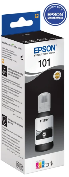 Epson EcoTank 101 127ml Orijinal Black (Siyah) Mürekkep Kartuş C13T03V14A ürün görseli 1