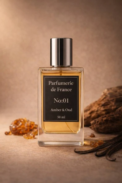 No:01 Amber & Oud Yoğun Unisex Parfüm 50 ml ürün görseli 1