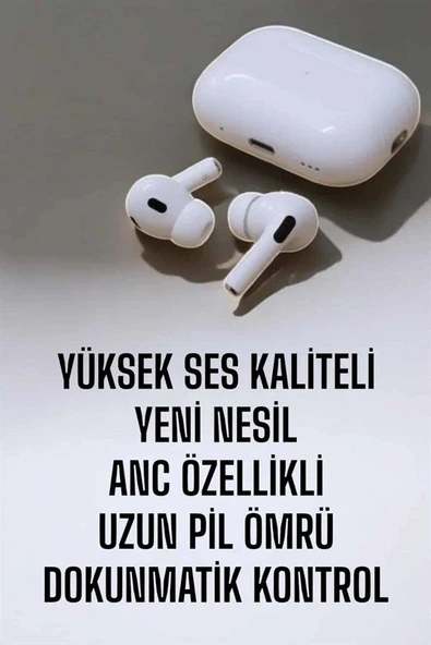 Kablosuz Bluetooth Kulaklık Gürültü Önleme, Su Geçirmez, Mikrofonlu ürün görseli 1