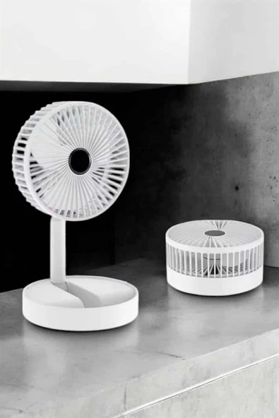 Soğutucu Vantilatör Telefon Standlı Mini Fan - Resim 3