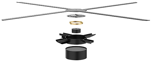 Hologram Fan Pervane 3D-65cm ürün görseli 1