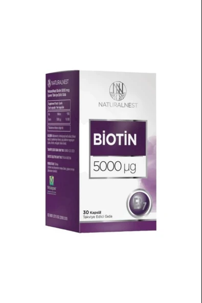 Naturalnest Biotin 5 mg 30 Kapsül ürün görseli 1