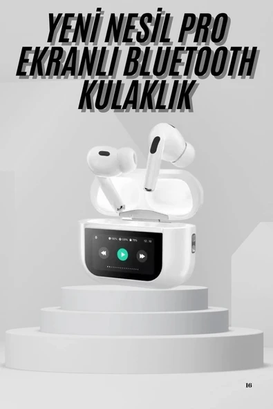 Dokunmatik Ekranlı Air Pro 2 Anc Kulaklık Kablosuz Çok Fonksiyonlu ürün görseli 1