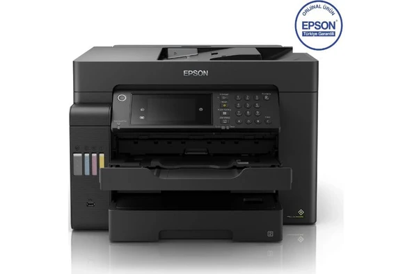 Epson EcoTank L15150 Wi-Fi+Tarayıcı+Fotokopi+Faks Çok Fonksiyonlu Tanklı Mürekkep Püskürtmeli A3 Yazıcı ürün görseli 1