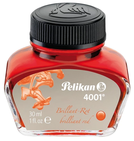 Pelikan Dolma Kalem Mürekkebi 4001 Kırmızı 30 ML ürün görseli 1