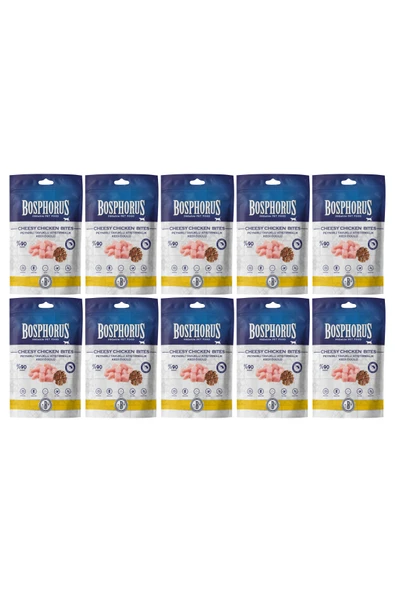 Peynirli Tavuklu Atıştırmalık Kedi Ödülü 80 Gr x10 Adet ürün görseli 1