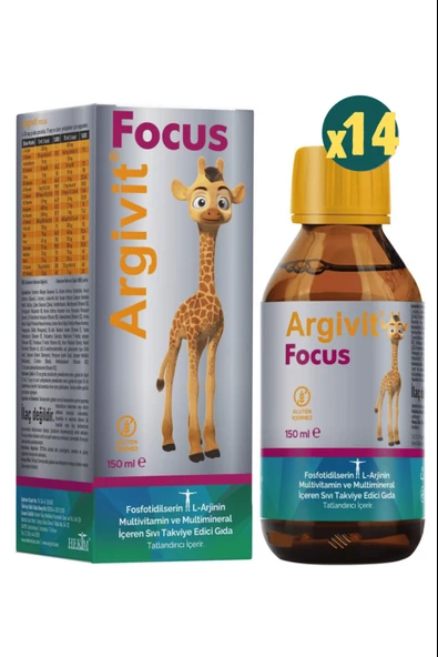 Argivit Focus 150 ml 14 Adet ürün görseli 1