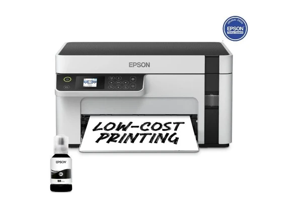 Epson EcoTank M2120 Wi-Fi + Tarayıcı + Fotokopi Mono Çok Fonksiyonlu Tanklı Yazıcı C11CJ18403 ürün görseli 1
