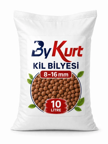 Kil Bilyesi 10 Litre 8-16 mm Doğal Drenaj Taşı Saksı Bitkileri, Bahçe, Orkide ve Hidroponik Kullanım ürün görseli 1