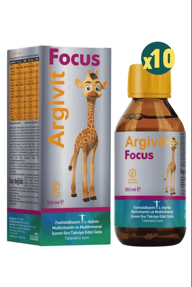 Argivit Focus 150 ml 10 Adet ürün görseli 1