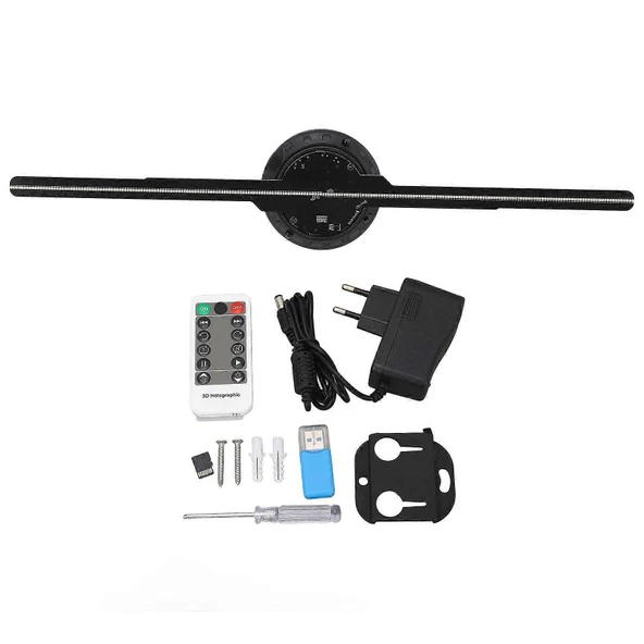 Hologram Fan Pervane 3D-65cm - Resim 2