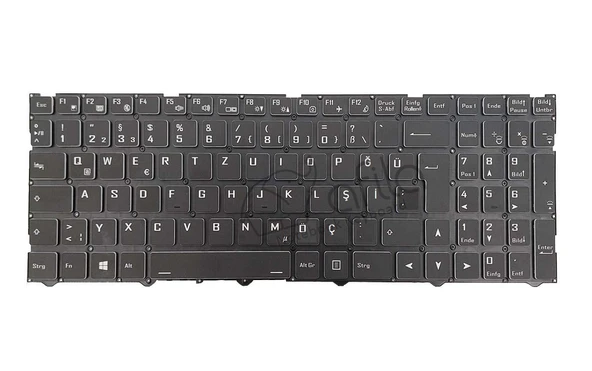 Monster Abra A5 V21.4.4 Uyumlu Notebook Klavyesi, Laptop Tuş Takımı (Siyah TR) ürün görseli 1