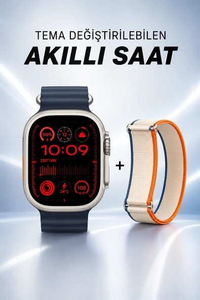 Akıllı Saat Yeni Nesil Sesli Asistan Uyku Takibi Adımsayar ürün görseli 1