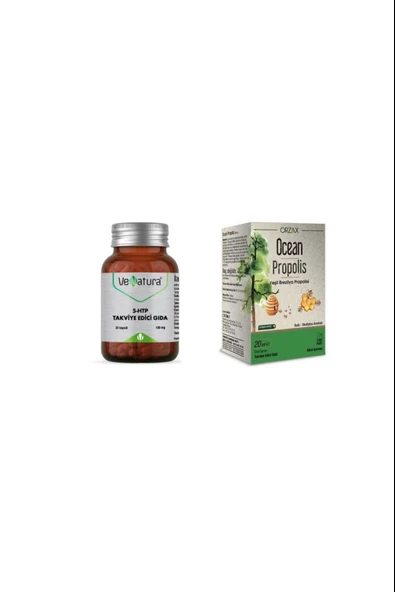 Venatura 5-htp 100 Mg 30 Kapsül + Propolis Sprey 20 Ml ürün görseli 1