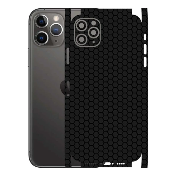 Kapps Iphone 11 Pro Max ile Uyumlu Bumper Serisi Premium Kaplama 360  Siyah ürün görseli 1