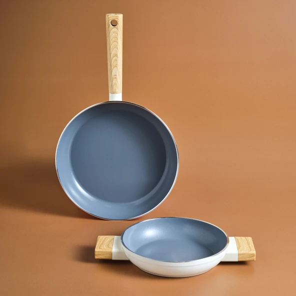 Karaca x Refika Swiss Crystal Creamy Wood Tava Sahan Set ürün görseli 1