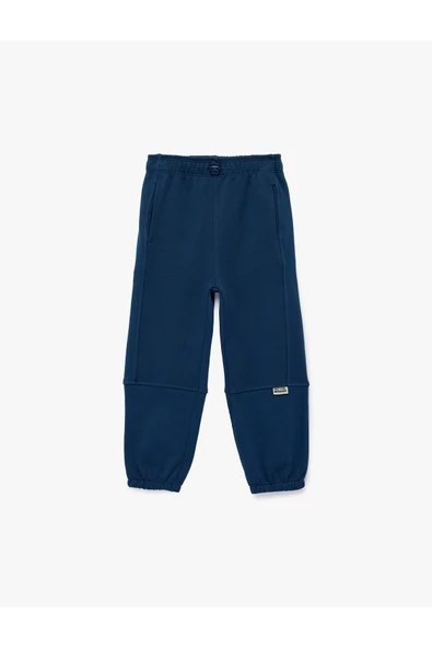 Koton Erkek Bebek Şardonlu Pamuklu Beli Lastikli Oversize Jogger Eşofman Altı ürün görseli 1