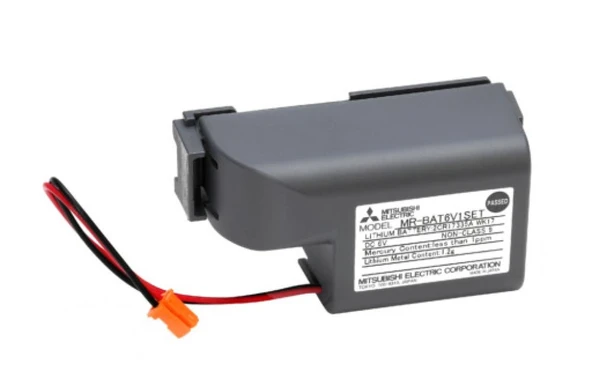Mitsubishi Mr-Bat6V1Set 6V Liyum Pil Turuncu Soketli Kasalı ürün görseli 1