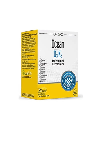Ocean D3K2 Damla 20 ml ürün görseli 1
