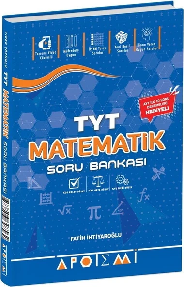TYT Matematik Soru Bankası Apotemi Yayınları ürün görseli 1