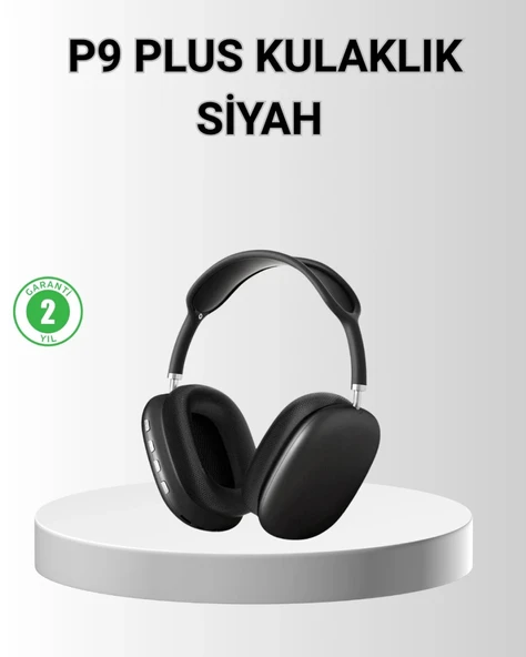 P9 Pro Plus Bluetooth Kulak Üstü Kulaklık – H1 Çipli, Aktif Gürültü Engelleme, Uzamsal Ses Desteği ürün görseli 1