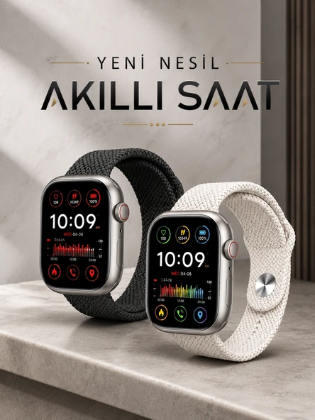 Akıllı Saat Yeni Nesil Gps Özelliği Nfc Uyku Takibi ürün görseli 1
