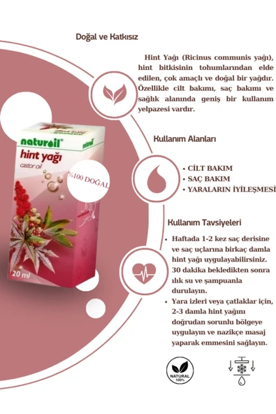 Hint Yağı - 20 ml - Resim 2