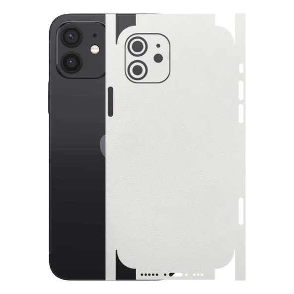Kapps Iphone 12 ile Uyumlu Bumper Serisi Premium Kaplama 360  Beyaz ürün görseli 1
