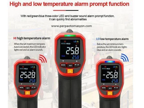 UNİ-T UT301C+ Kızılötesi Termometre - Resim 4