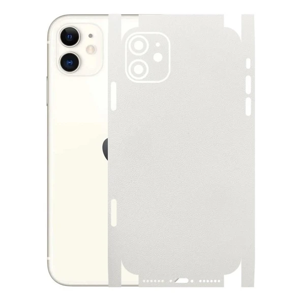 Kapps Iphone 11 ile Uyumlu Bumper Series Premium Kaplama 360  Beyaz ürün görseli 1