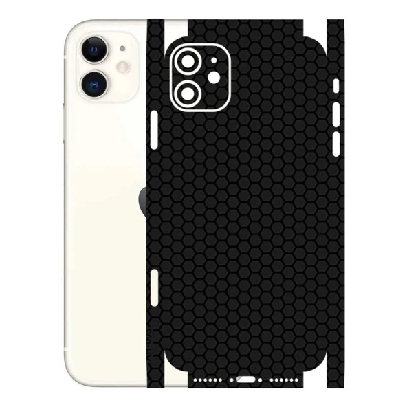Kapps Iphone 11 ile Uyumlu Bumper Series Premium Kaplama 360  Siyah ürün görseli 1