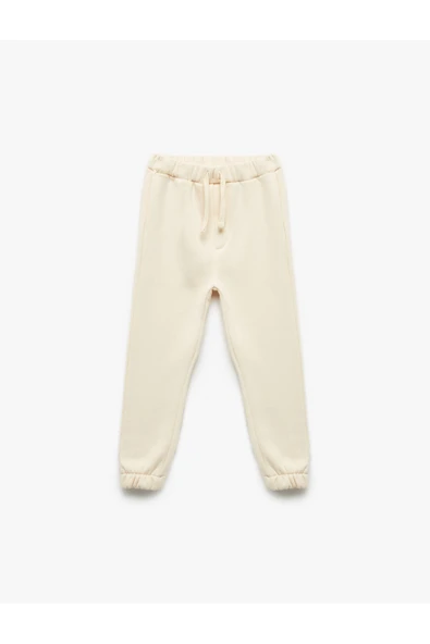 Koton Erkek Bebek Beli Bağcıklı Pamuklu Basic Jogger Eşofman Altı ürün görseli 1