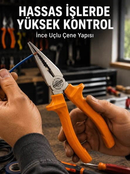 Atölye Günlük Kullanıma Uygun Profesyonel Çelik Pense ürün görseli 1