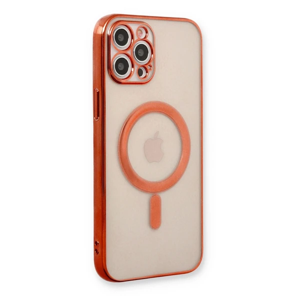 İphone 12 Kılıf Magneticsafe Silikon - Kırmızı ürün görseli 1