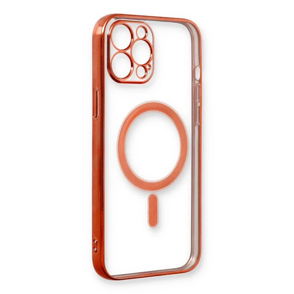 İphone 12 Magneticsafe Silikon - Kırmızı - Resim 2