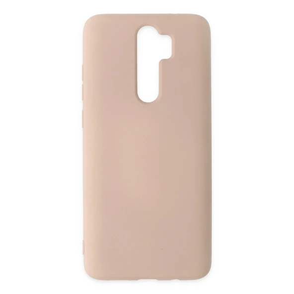 Redmi Note 8 Kılıf Nano İçi Kadife Silikon - Pudra ürün görseli 1