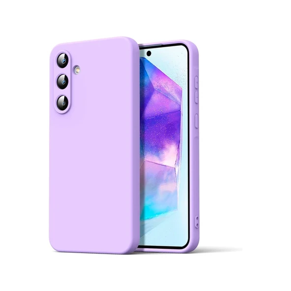 A16 5G Nano İçi Kadife Silikon - Lila ürün görseli 1