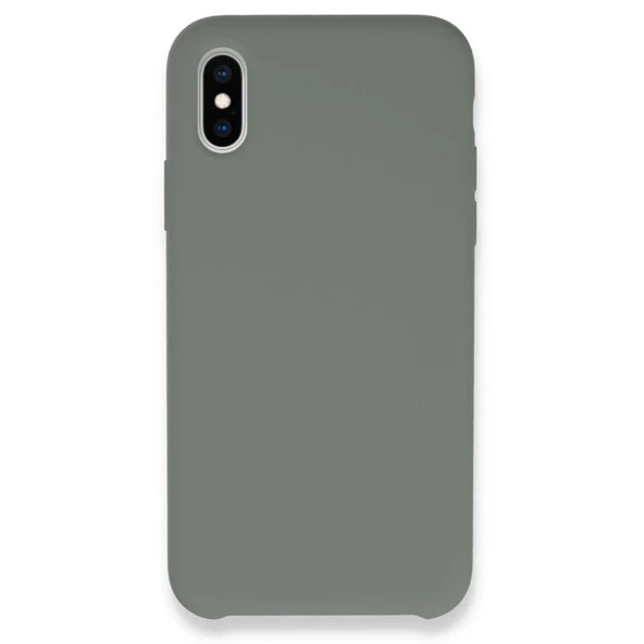 İphone Xs Kılıf Lansman Legant Silikon - Gri ürün görseli 1