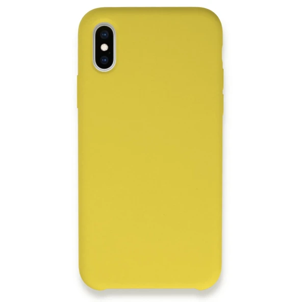 İphone Xs Kılıf Lansman Legant Silikon - Sarı ürün görseli 1