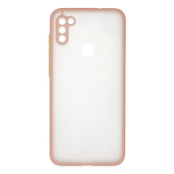 Galaxy A11 Kılıf Montreal Silikon Kapak - Pembe ürün görseli 1