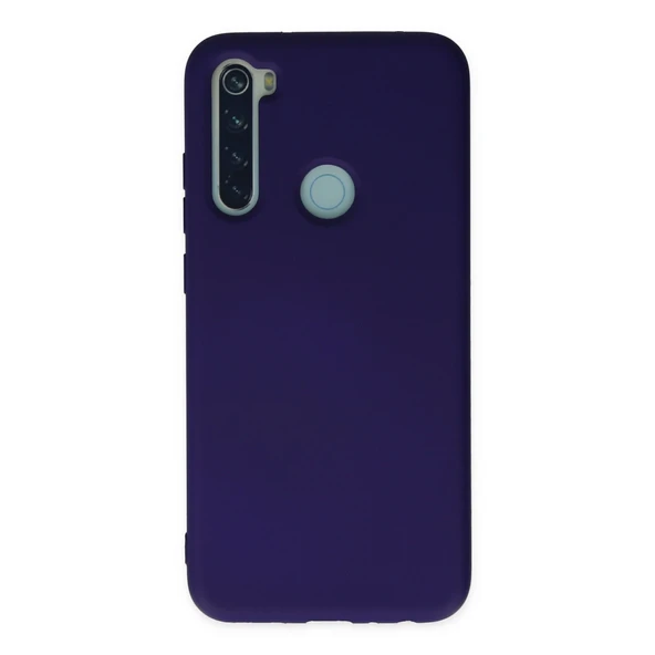 Redmi Note 8 Kılıf Nano İçi Kadife Silikon - Mor ürün görseli 1