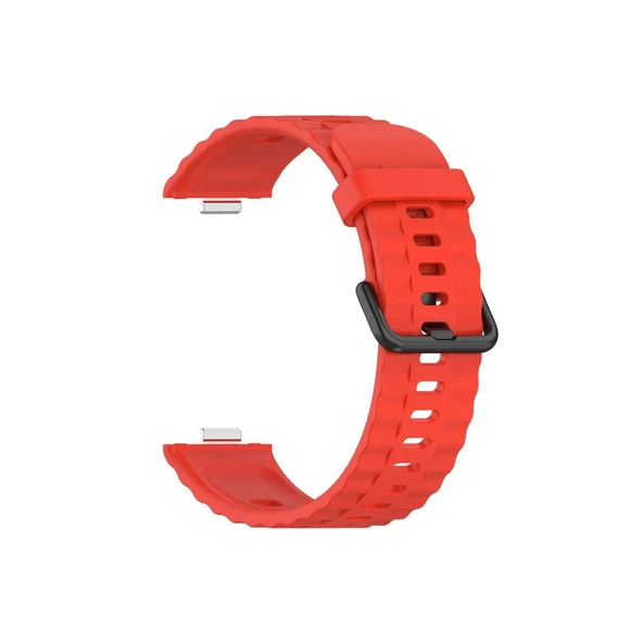 Watch Fit 3 Klasik Kordon - Kırmızı - Resim 2