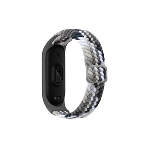 Mi Band 4 Kordon - Gri-Siyah ürün görseli 1