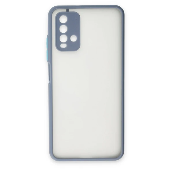 Redmi 9T Kılıf Montreal Silikon Kapak - Gri ürün görseli 1