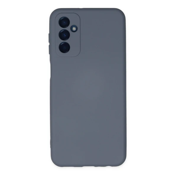 Galaxy M23 Kılıf Nano İçi Kadife Silikon - Gri ürün görseli 1